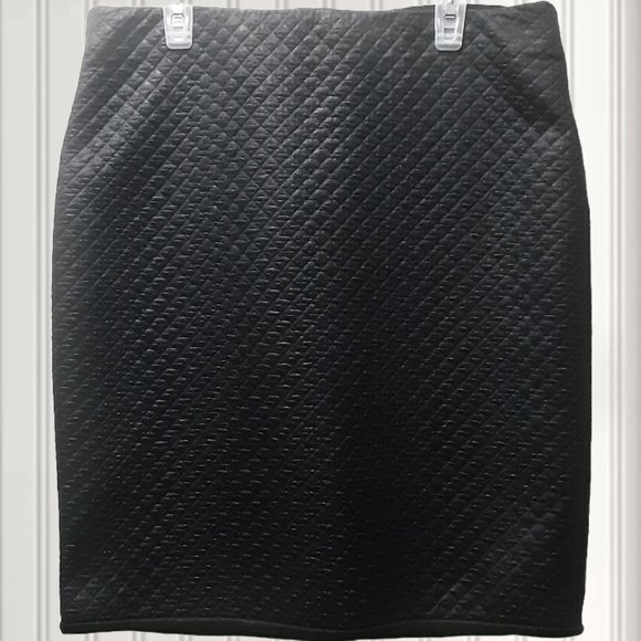 💞 S | Max Studio | Textured Mini Pencil Skirt - Picture 1 of 3